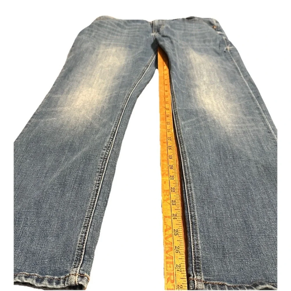 Seven7 Jeans Mens Straight Fit Blue Denim 36x30 Medium Wash Classic